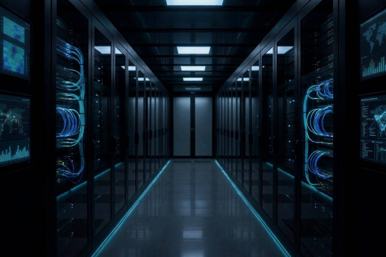 IT engineer working with server infrastructure